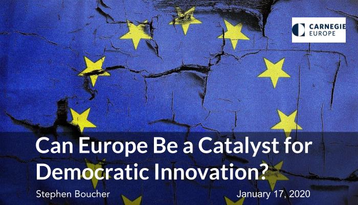 Can Europe be a catalyst for democratic innovation?