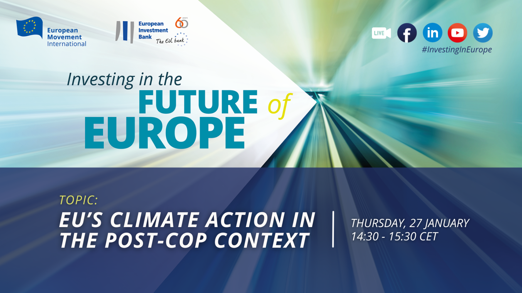 [Online] Investing in the Future of Europe: EU’s Action in the Post-COP Context
