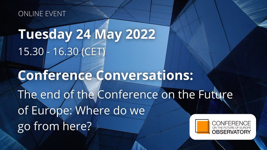 [Online] The end of the Conference on the Future of Europe: Where do we go from here?