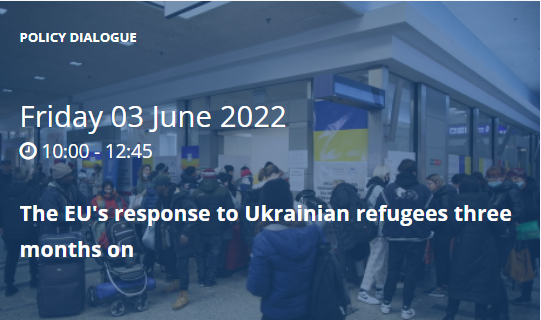 [Online] The EU’s response to Ukrainian refugees three months on