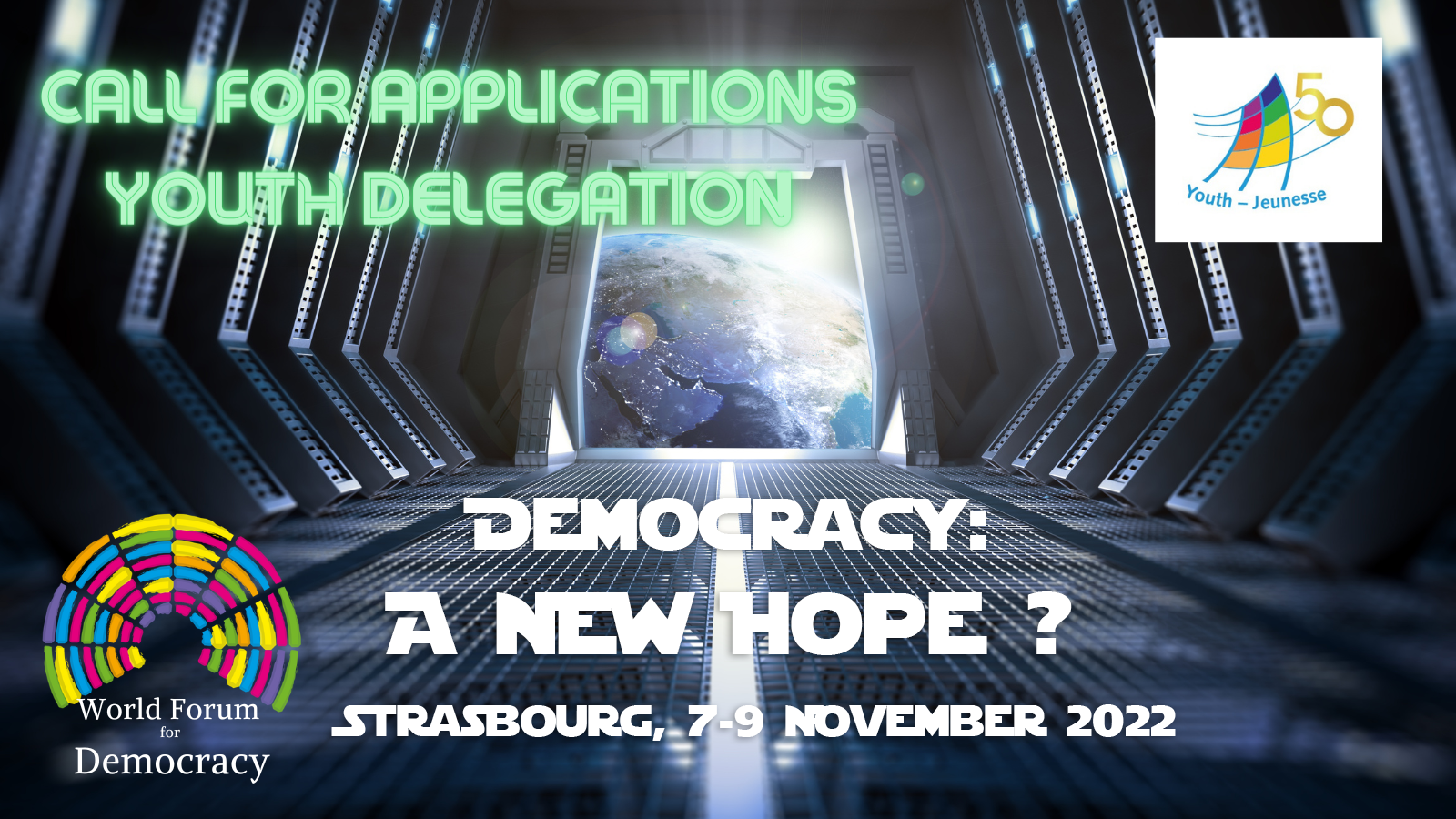 Call for applications: World Forum for Democracy 2022 – Youth Delegation