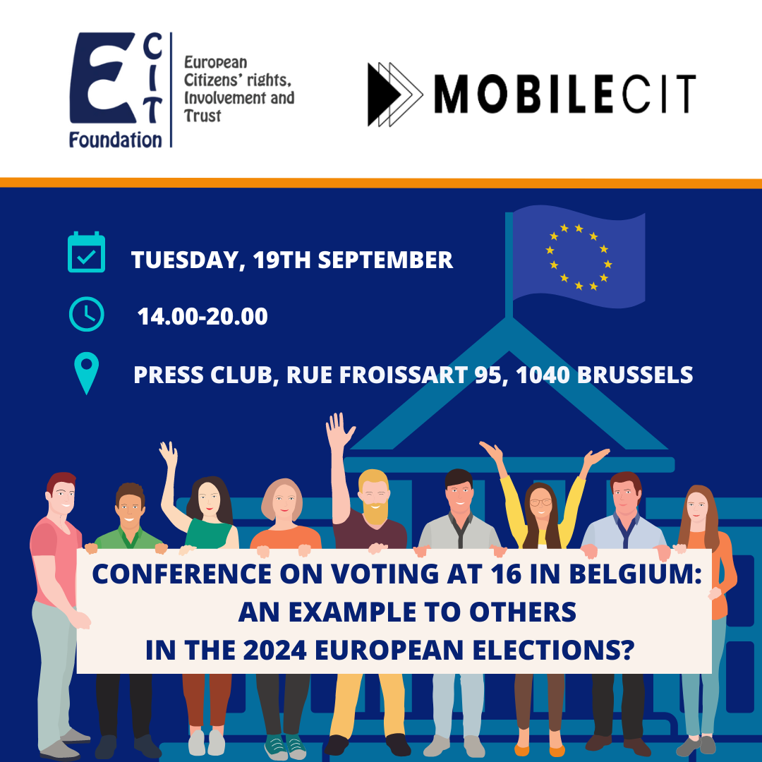 CONFERENCE On voting at 16 in Belgium: An Example to Others in the 2024 European Elections?